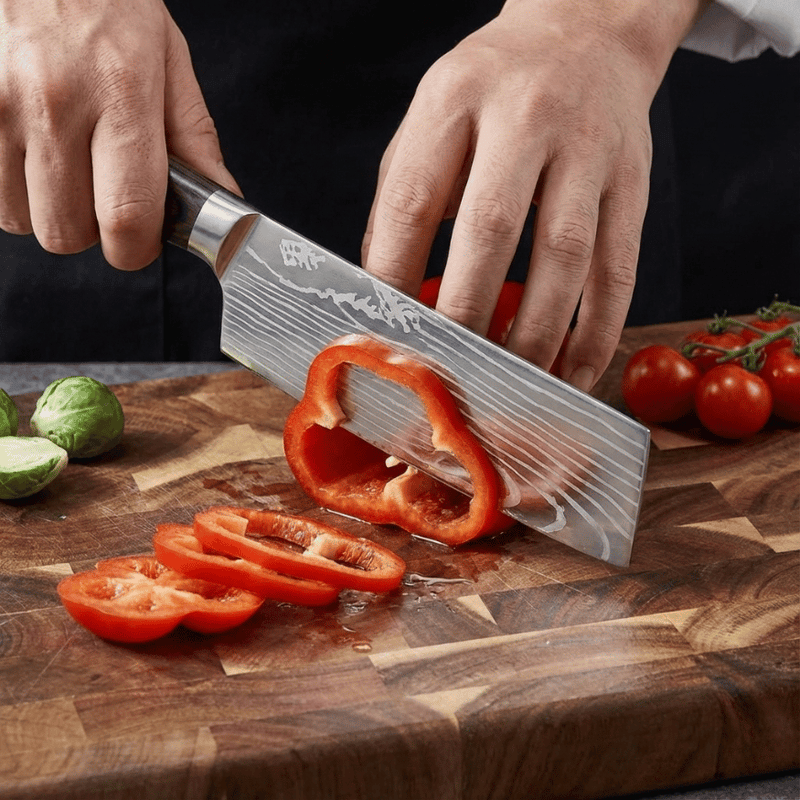 Détail lame Damas Atelier Coupe